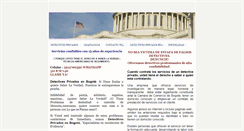 Desktop Screenshot of detectivesbogota.com